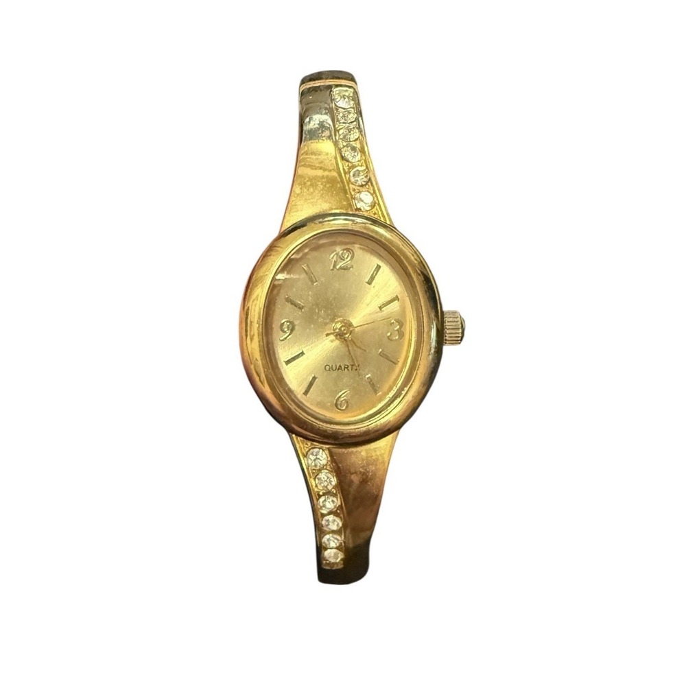 STUNNING‎ LADIES QUARTZ  WATCH 7" LONG BANGLE TYPE  114980-4